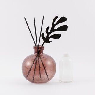Glass reed diffuser with amber sands fragrance 500ml