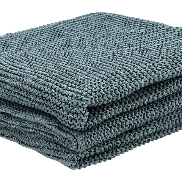100% Cotton Knitted Throw image number 3