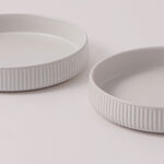 La Mesa Porcelain Set Of 4Pcs Soup Plates, 8", White image number 2