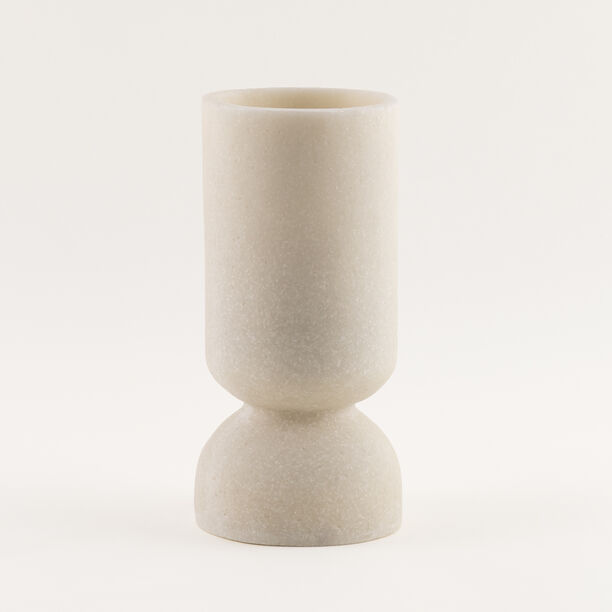 Homez resin huda vase 11.8*11.8*25.2cm, beige image number 0