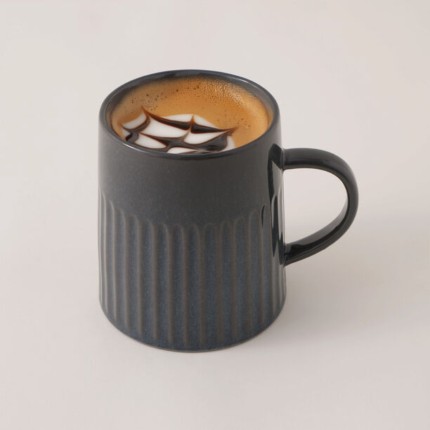 Dallaty Round Ceramic Mug, Navy image number 2