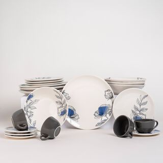 20 Pcs Porcelain Dinner Set Serve 4 Persons