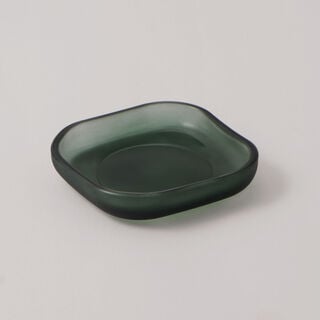 هومز طقم حمام زجاج 3 قطع، أخضر