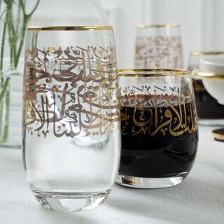 طقم كاسات زجاج   4 قطع   تشكيلة مسك