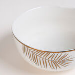 La Mesa 2 Pieces Bowl Gold Leaf N Bone 5.5 image number 2