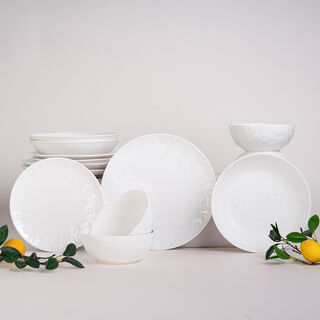 16 Pcs Dinner Set Rose Blossom
