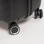 Travel vision durable PP 3 pcs luggage set, black image number 6