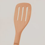 Pentola wood slotted turner, silicone handle, green 30*7.9*1.5 cm image number 2
