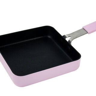 Square Frypan with Silicone Handle