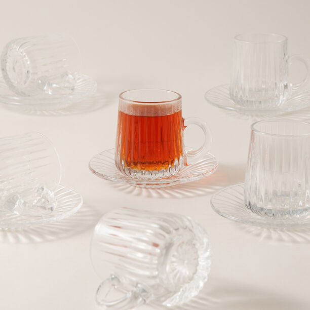 دلتي طقم أكواب شاي أكريليك image number 0