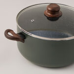 Alberto green granite cookware set, 12 pieces image number 2
