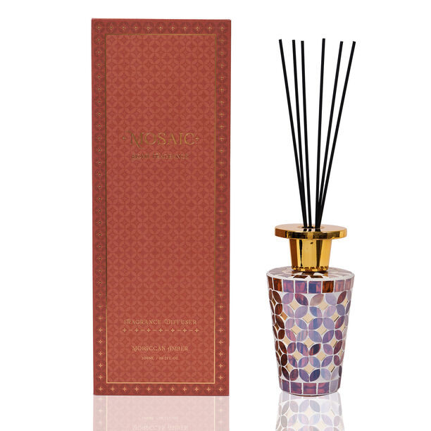 موزع عطور مع أعواد بعطر العنبر المغربي 300مل image number 0