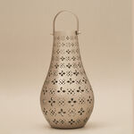 Lucerna Ramadan Lanterns Stainless Steel, Silver 14.5*14.5*27Cm image number 0