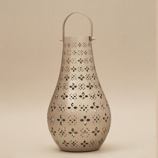 Lucerna Ramadan Lanterns Stainless Steel, Silver 14.5*14.5*27Cm