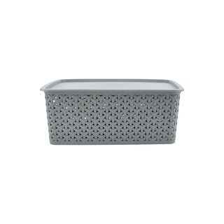 RATTAN STORAGE BOX STACKABLE