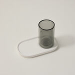 Dallaty white and black glass and porcelain tea cups set 12 pcs image number 0