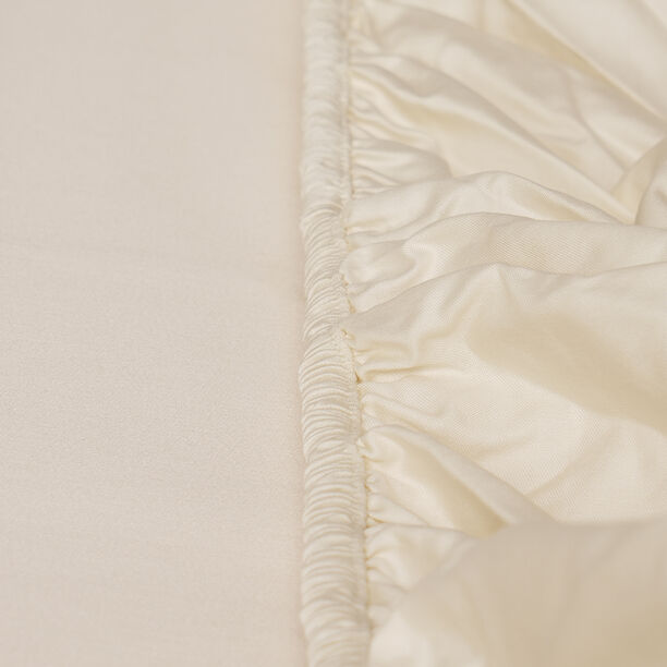 Ambra 500 TC egyptian cotton fitted sheet 120*200 grey image number 1