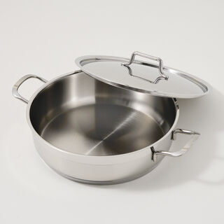 Alberto 14pcs stainless steel anett cookware set with glass lids