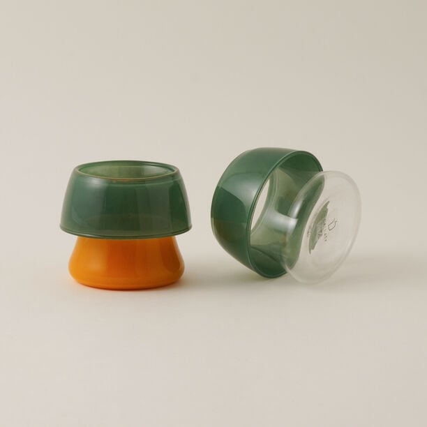 Dallaty 6pcs arabic coffee cup set, green image number 1