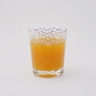 لا ميسا طقم أكواب زجاج 4 قطع، ذهبي