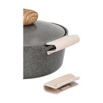 Alberto 7 piece grey marble ceramic cookware set image number 7