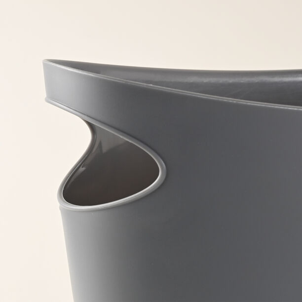Homez 7.7L Grey Oval Trash Bin image number 2