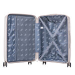 Travel Vision Trolley Suitcase Circles 20 White 39*22*56 Cm image number 5