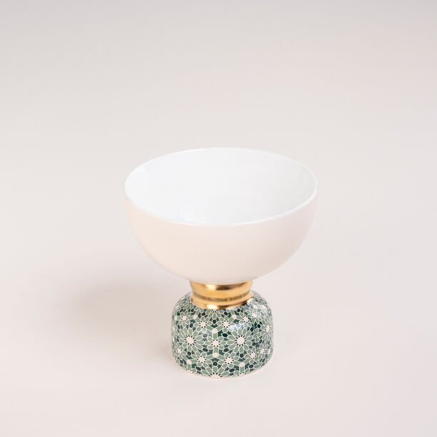Dallaty white & green nut bowl 17.5*16.5*14.2 cm image number 0