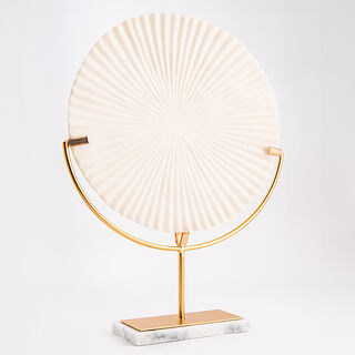 Home accent with marble base