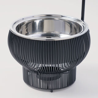 La Mesa Chafing Dish, Matt Black Plated, Modern, 5 Ltr