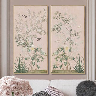 هومز لوحة حائط كانفس بإطار بلاستيك 70*140*4سم