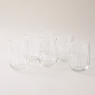 Borgonovo 6pcs tumbler stemless 490ml