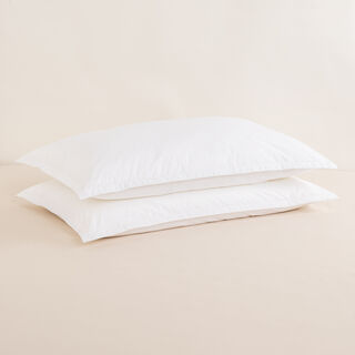 Boutique Blanche Pillow Cover Set 100% Cotton 200Tc Percale King White 90*50 Cm