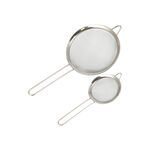 Betty crocker 2 piece stainless steel strainer set image number 2