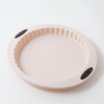 Alberto slilicone 9" pizza baking mold 30.5*27*3cm, beige image number 2