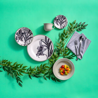  20 Pcs Porcelain Dinner Set Serve 4 Persons