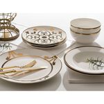 La Mesa Porcelain Dinner Set 16 Pieces Gold  image number 4