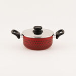 Pentola aluminium shallow pan 30*4.7cm, red image number 0