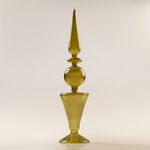 Homez Glass Ramadan Decorative Piece, Green 8.5*8.5*39Cm image number 0
