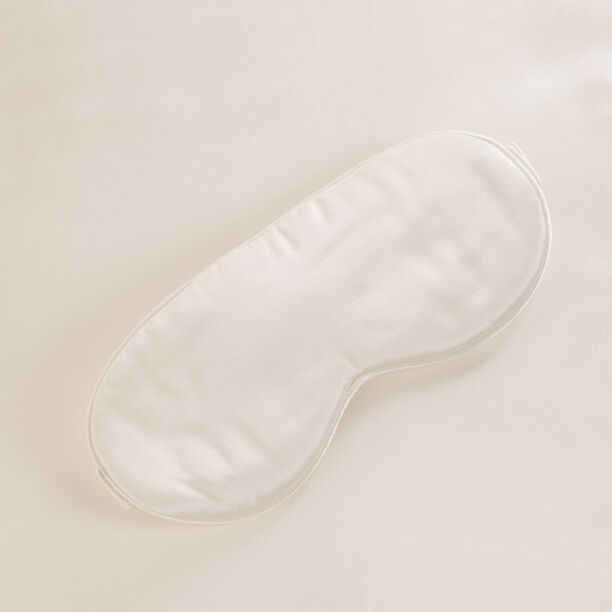 Boutique Blanche Silk Pillowcase And Eye Mask Set 75*50Cm Ivory 100% Mulberry Silk BED LINEN EA 2 image number 0