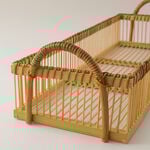 Bamboo tray 50x17x12 cm image number 2