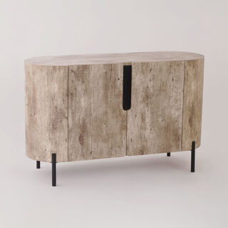 خزانة طاولة هومز بأرجل معدنية 120*40*75سم