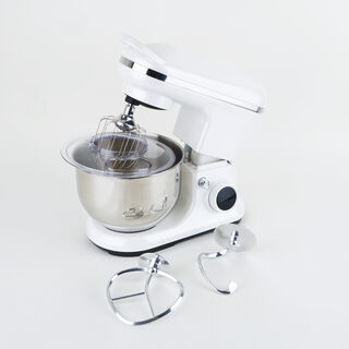 Alberto stand mixer 5.2l, 1000w, 8 speeds, pearl color