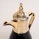 Dallaty gold and black steel flask 1L + 700ml 2 pcs image number 3