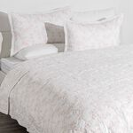 Boutique Blanche 3pcs queen cotton comfrter set 200*230cm, white image number 0