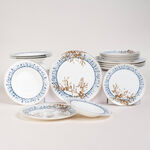 La Mesa blue porcelain 18 pc dinner set image number 5