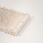 Homez marble candles serving tray 38*38*6.35cm, white image number 3