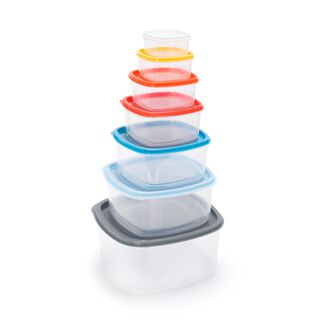Alberto 7 Pieces Square Food Storage Set 