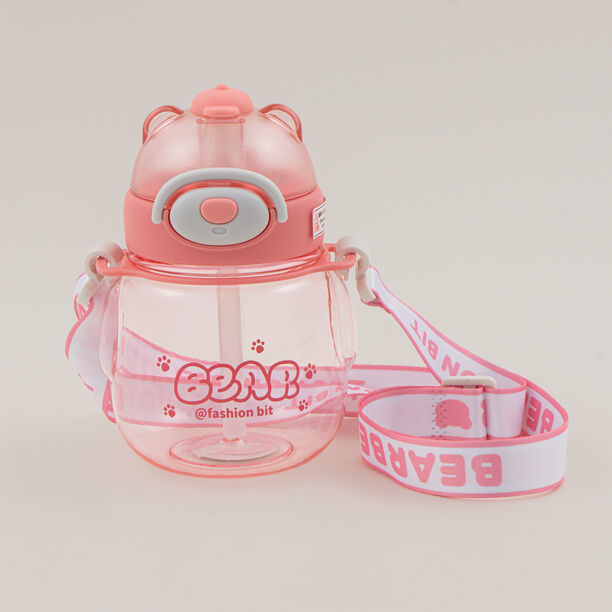 Pentola plastic water bottle 720ml, pink image number 0