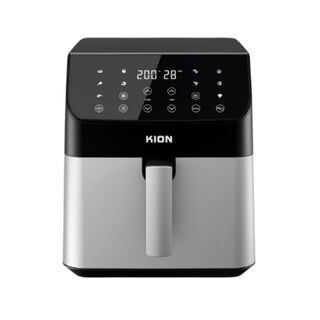 Kion steel air fryer 6.5l 1800W digital control 10 programs, black